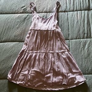 Tea & Cup Purple Babydoll Dress Excellent